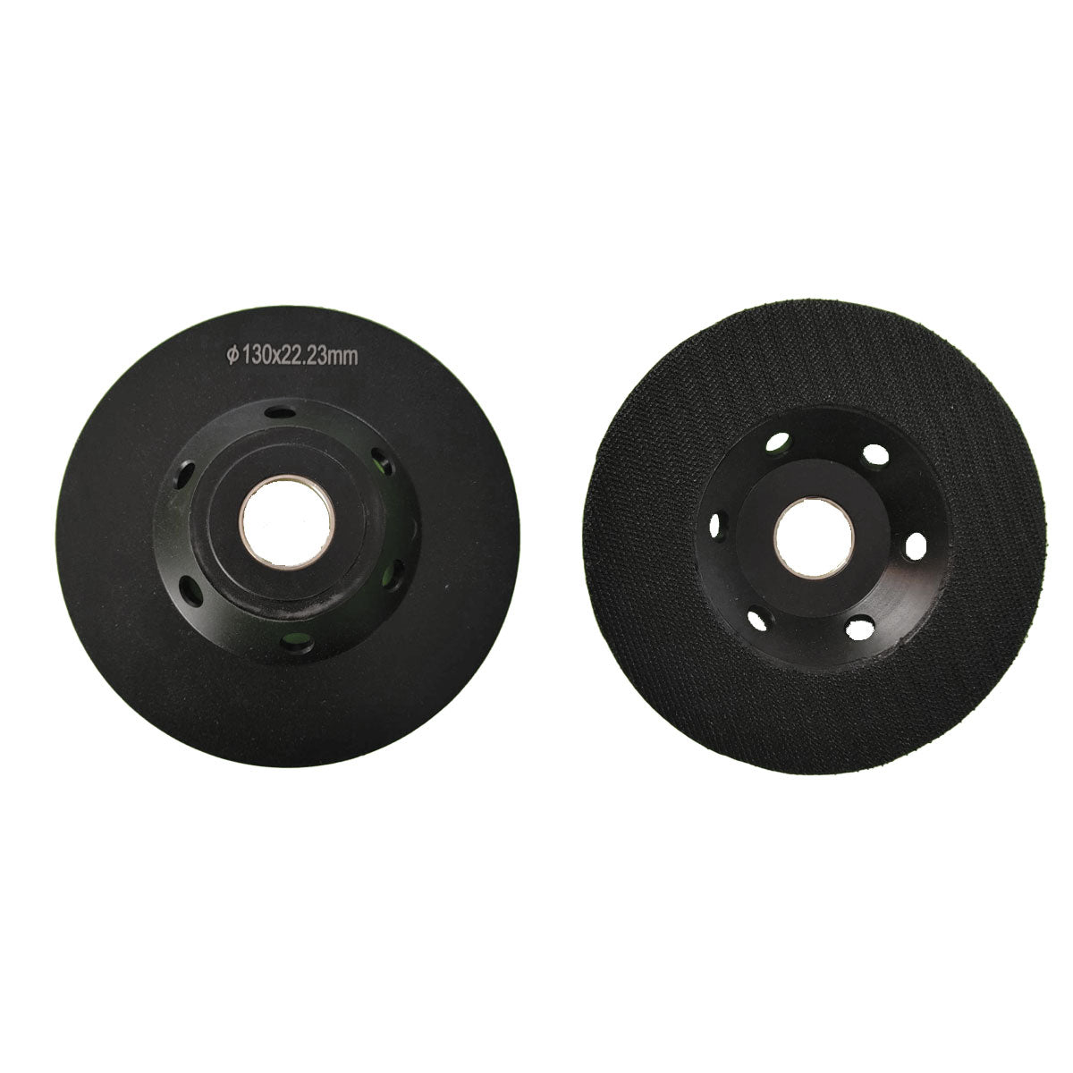 Meule à boisseau à velcro 5" 22.23mm Cérapoxy