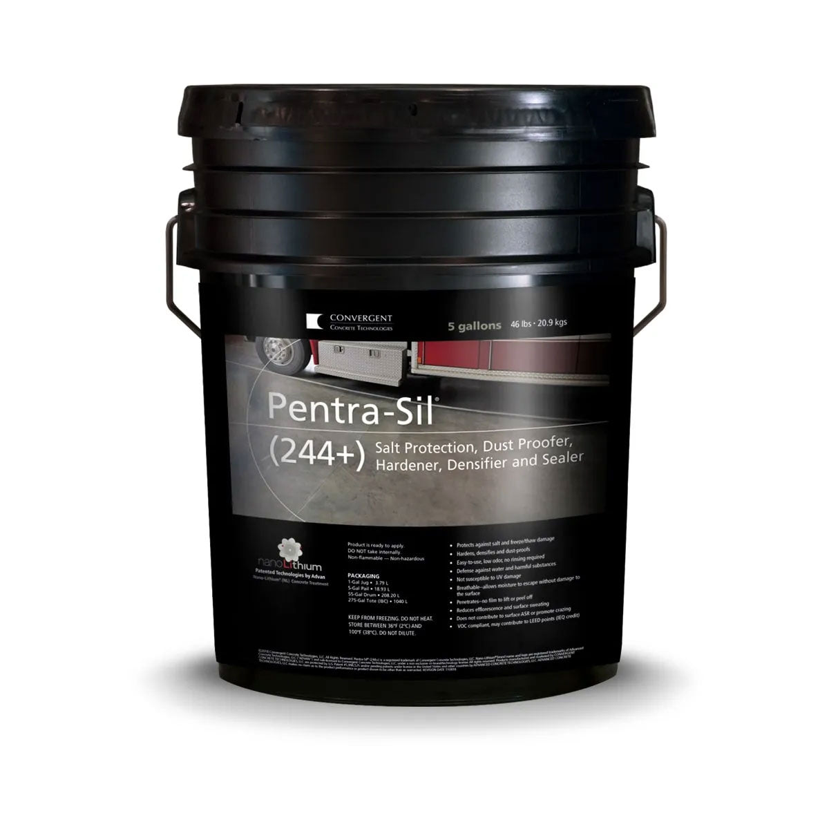 Pentra-Sil® (244+) - Durcisseur, densifiant et scellant au lithium haute performance de Convergent