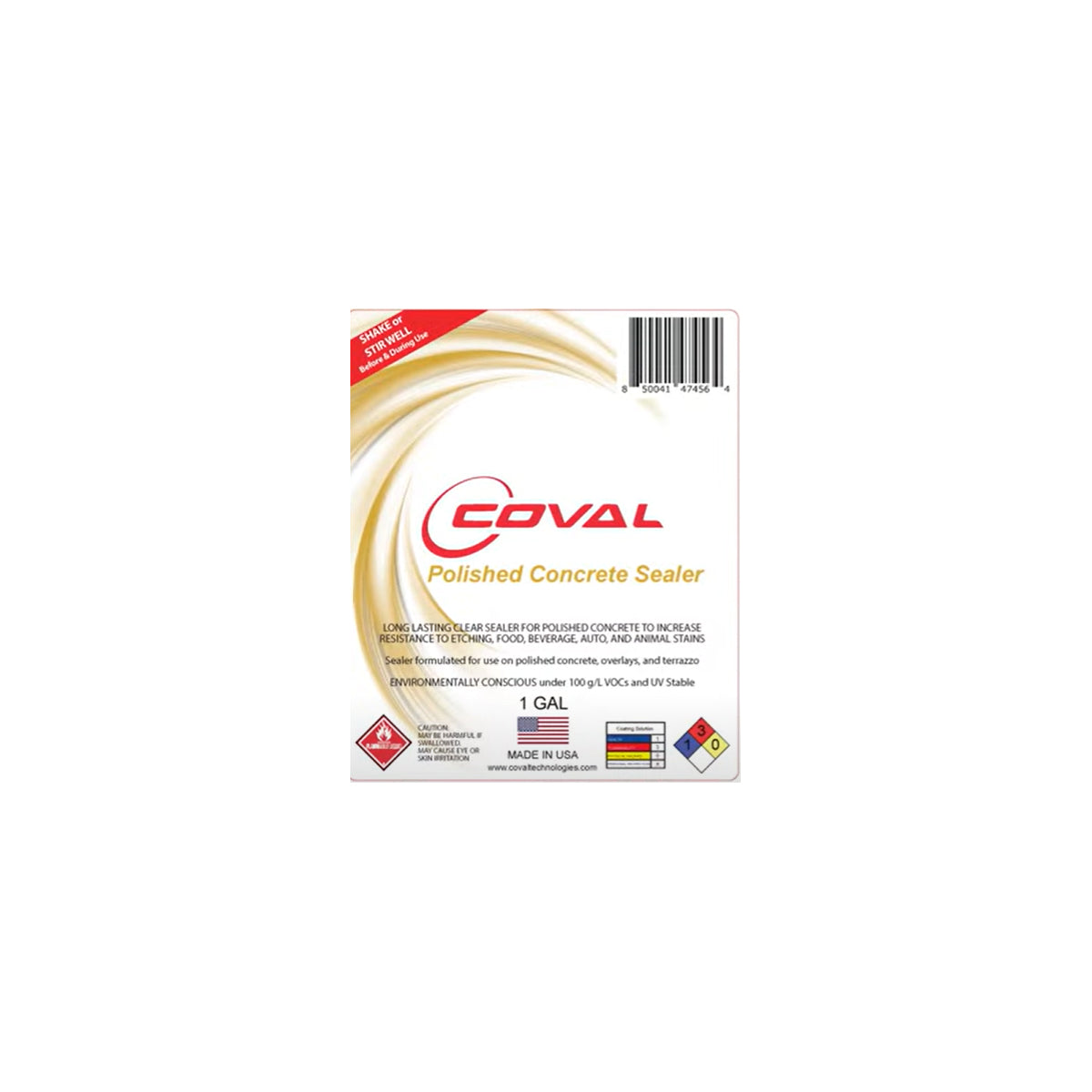 Coval Polished Concrete Sealer (PCS) - Scellant pour béton poli 1 gal. 5 gal.