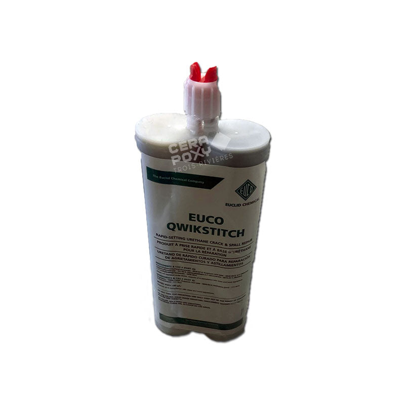 EUCO QWIKstitch - Produit à prise rapide et à base d'uréthane pour la réparation de joints et fissures 660 ml