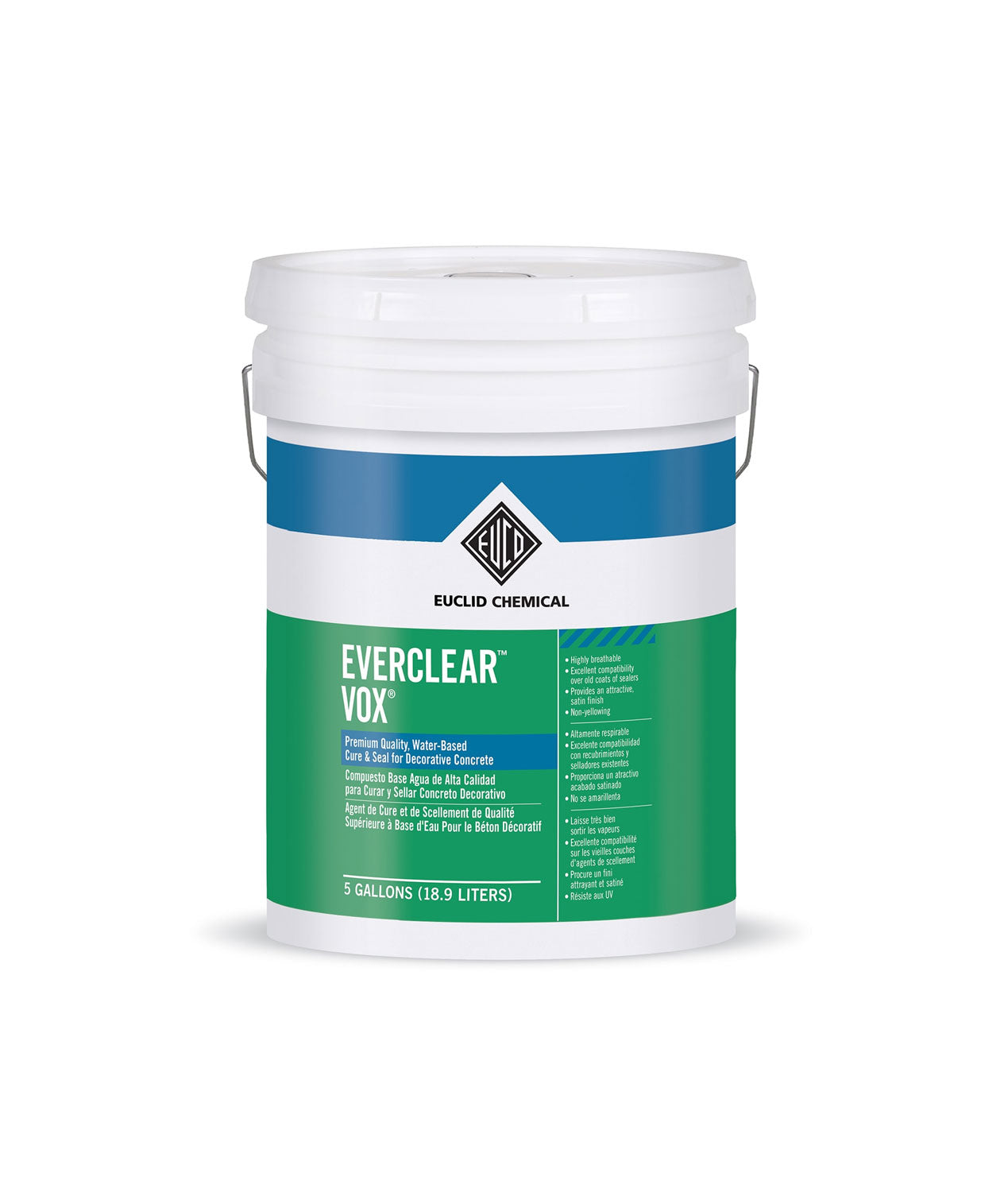 Euclid EVERCLEAR VOX - Agent de cure et de scellement pour béton décoratif
