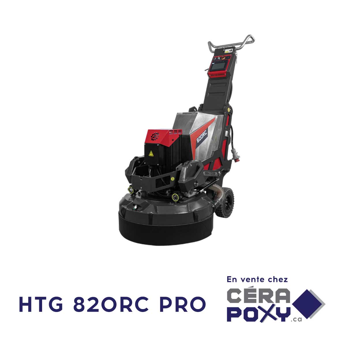 Meuleuse télécommandée à 3 phases HTG Conglory 820 RC PRO