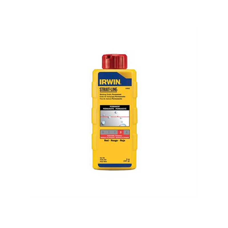 Craie rouge permanente 8 oz Strait-Line Irwin EVA846