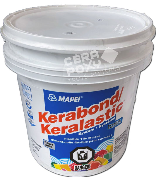 Mapei Kerabond / Keralastic système ciment-colle flexible pour carreaux