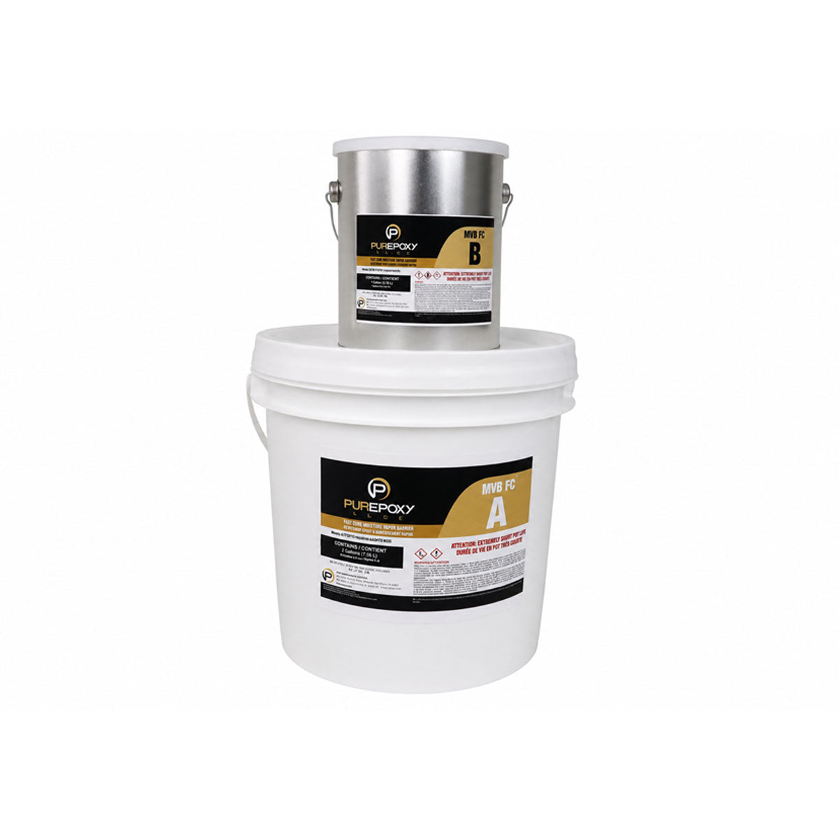 MVB-LUX Fast Cure - Apprêt époxy contre la vapeur d'humidité 3 gal. de Purepoxy