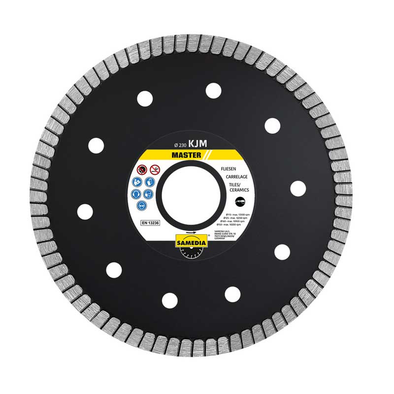 Lame diamant MASTER KJM 4 1/2" x 7/8" 0.055 de Samedia