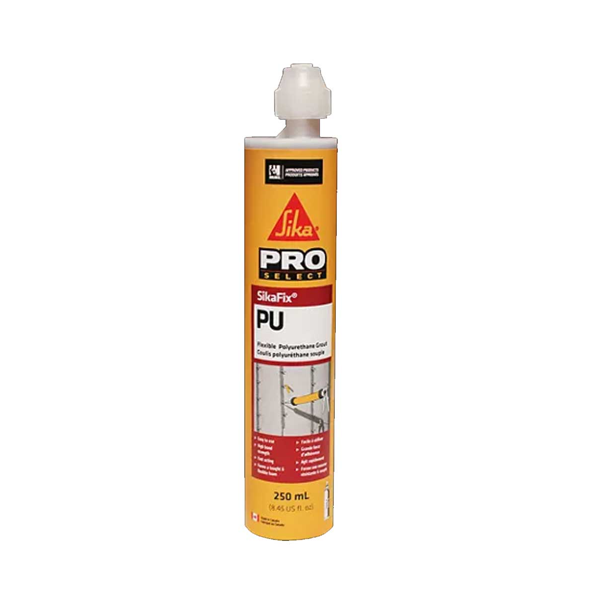 SikaFix® PU coulis polyuréthane souple 250 ml