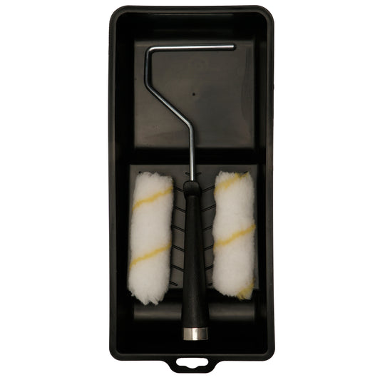 Ensemble de 4 plateaux de rouleau de peinture 4po Toolway 122189