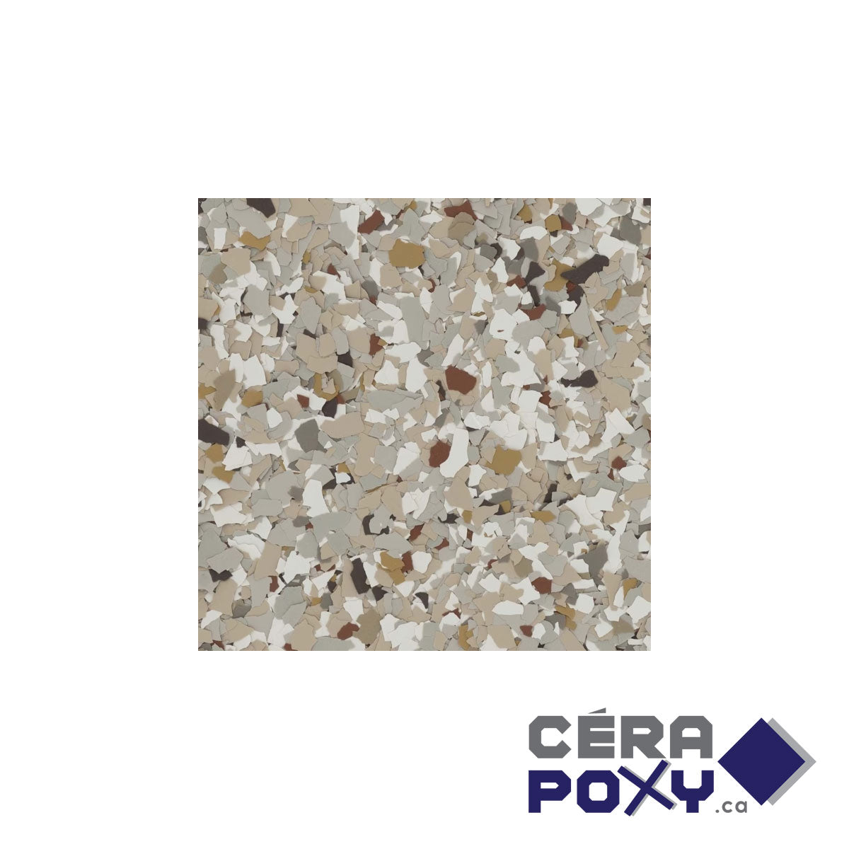 Flakes (mix) for epoxy Torginol