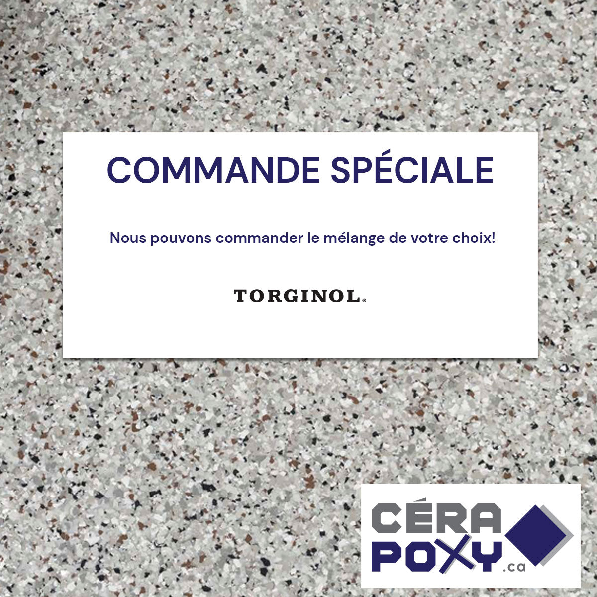 Flakes (mix) for epoxy Torginol