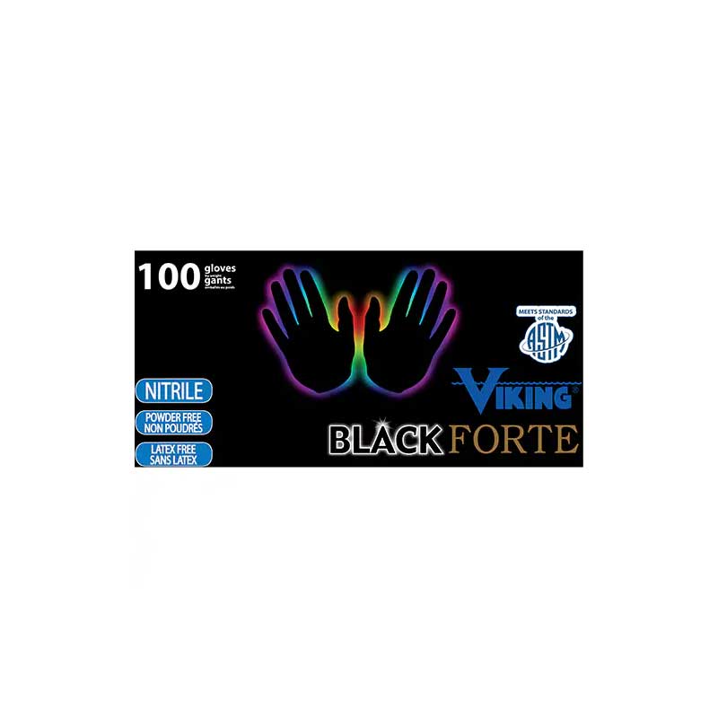 Gants jetables (100) en nitrile 6 mil Viking