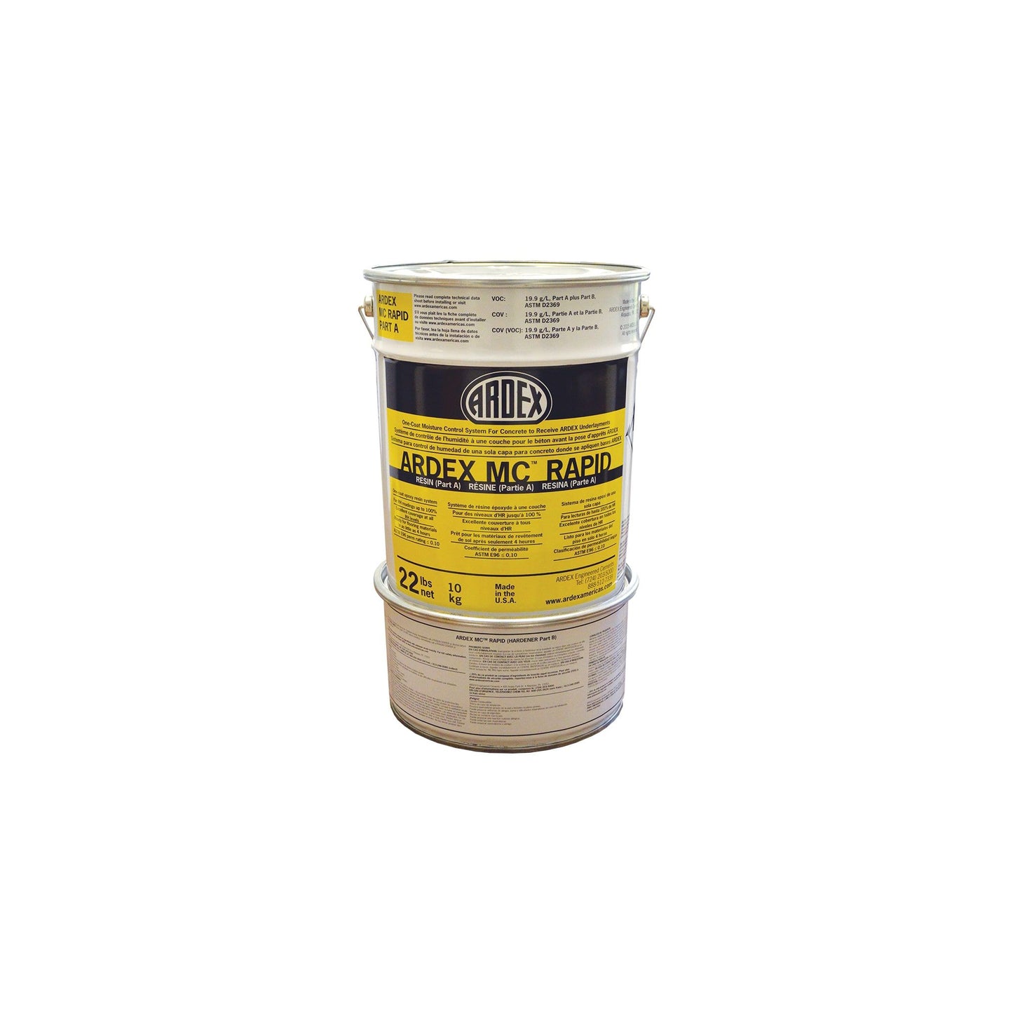 ARDEX MCRAPID Système de contrôle d'humidité MC Rapid 22 lb.