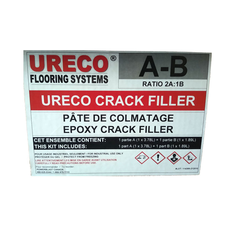 Bouche-fissures (crack filler) pour béton URECO