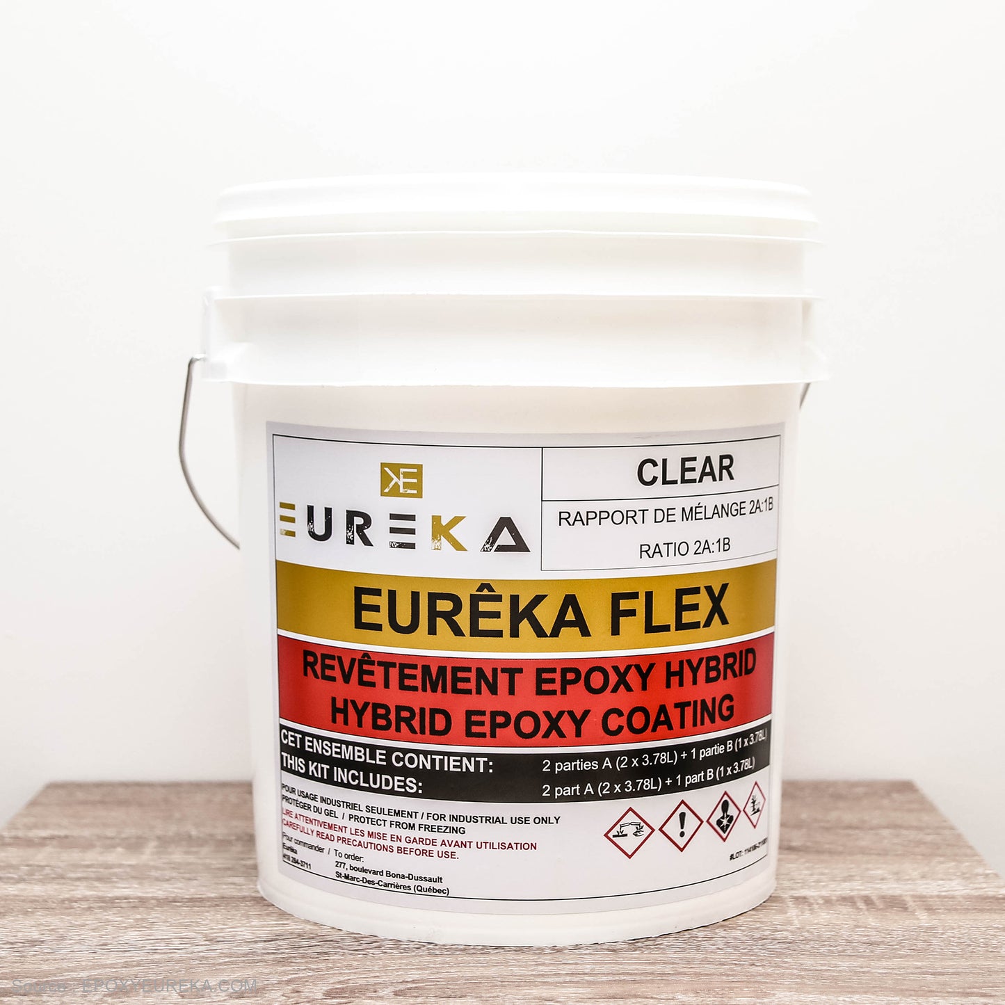 Eureka Flex - 100% solid epoxy resin preparation layer of Eureka Epoxy