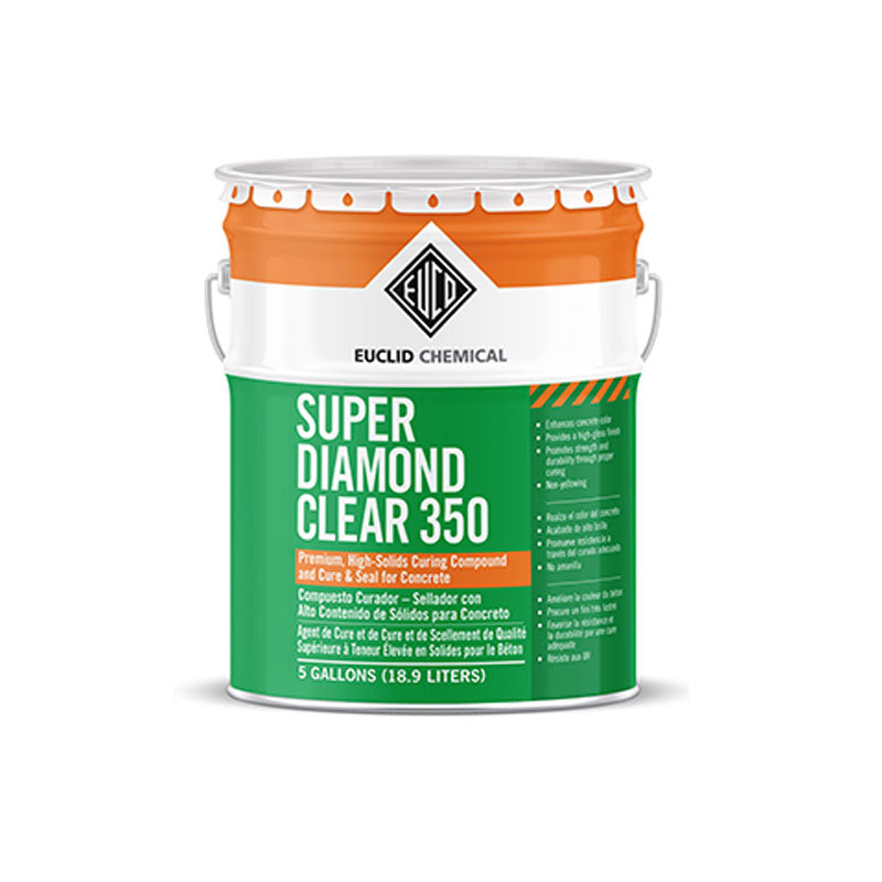 Super Diamond Clear 350 - Agent de cure et cure de scellement pour le béton de Euclid Chemical