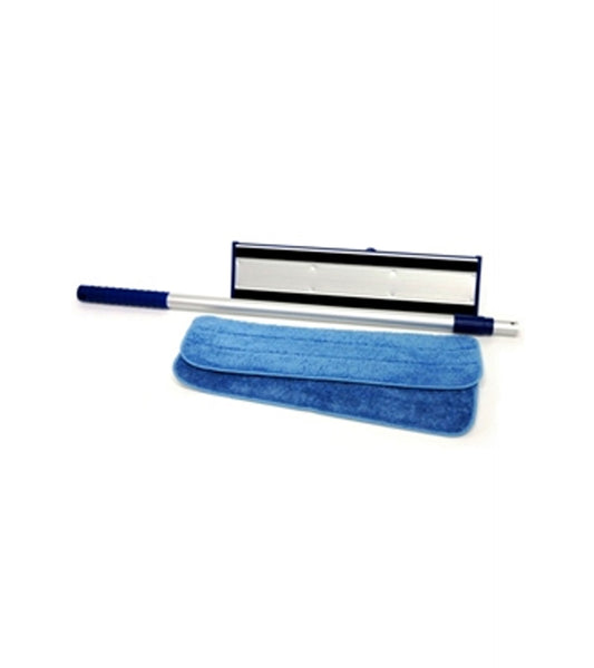 Ensemble de vadrouilles et de tampons en microfibre (paquet de 2) Silver Clean Pro 16 1/2" 7504 de Flexi-Felt