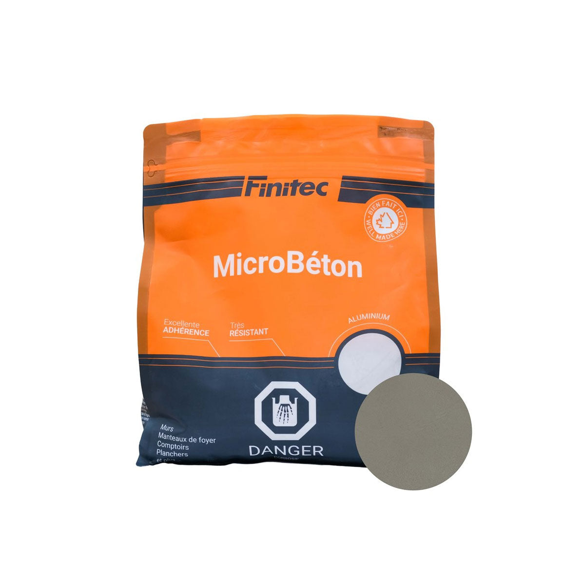 MicroBéton Finitec couleurs variées 3,5 kg et 18kg