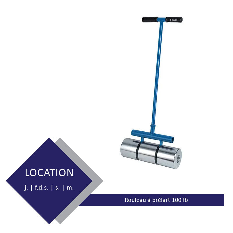 Location Rouleau à prélart de 100 lb
