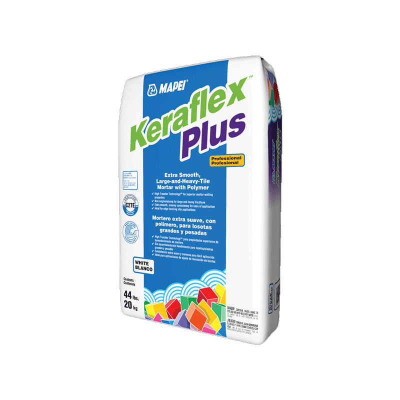 Mapei Keraflex Plus cementitious adhesive for large format heavy tiles