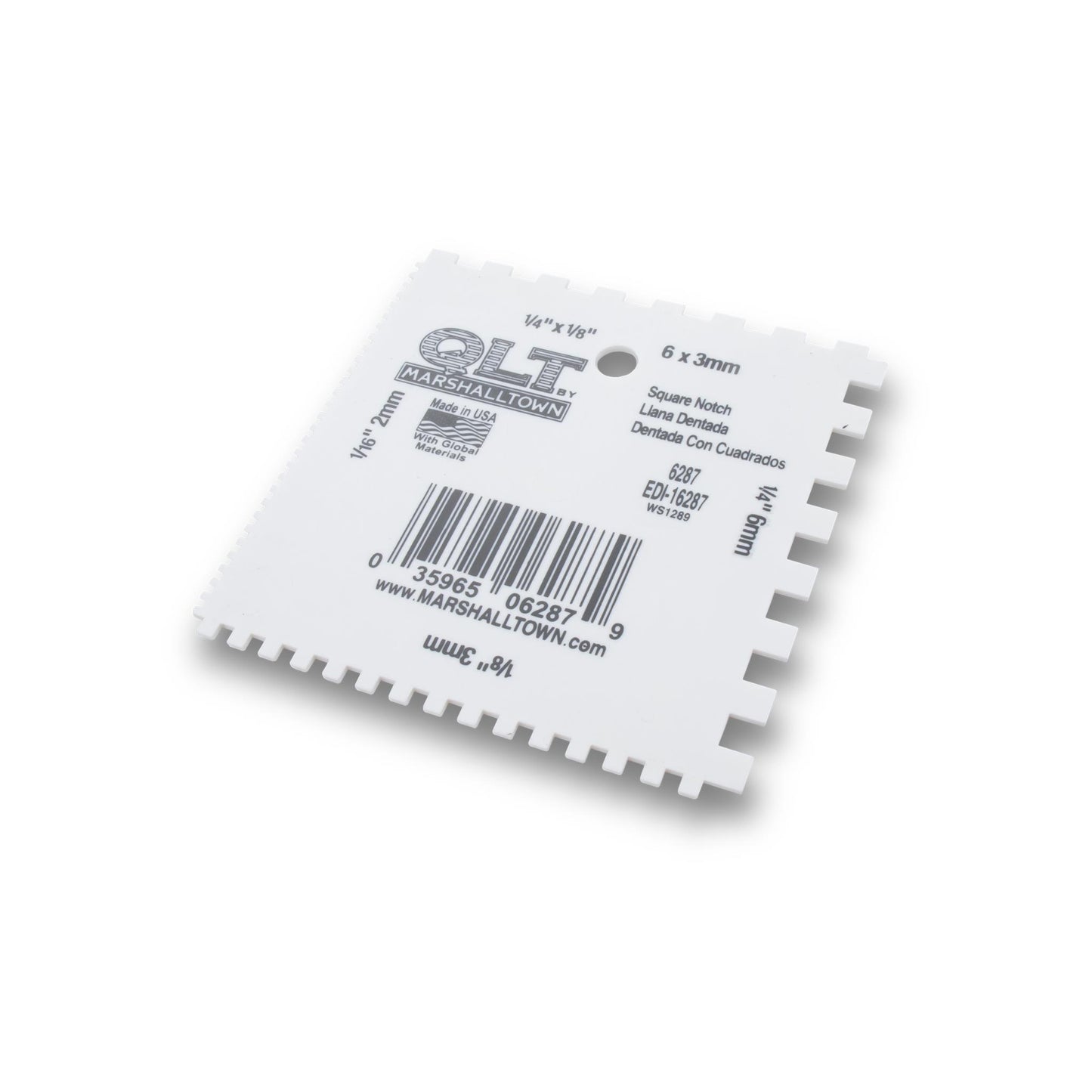 Marshalltown Trowel Company 6287 Utility Square Plastic Trowel