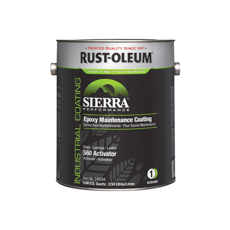 Rust-Oleum Gloss Classic Gray Epoxy Floor Coating Kit (Base and Activator) 208072 248284