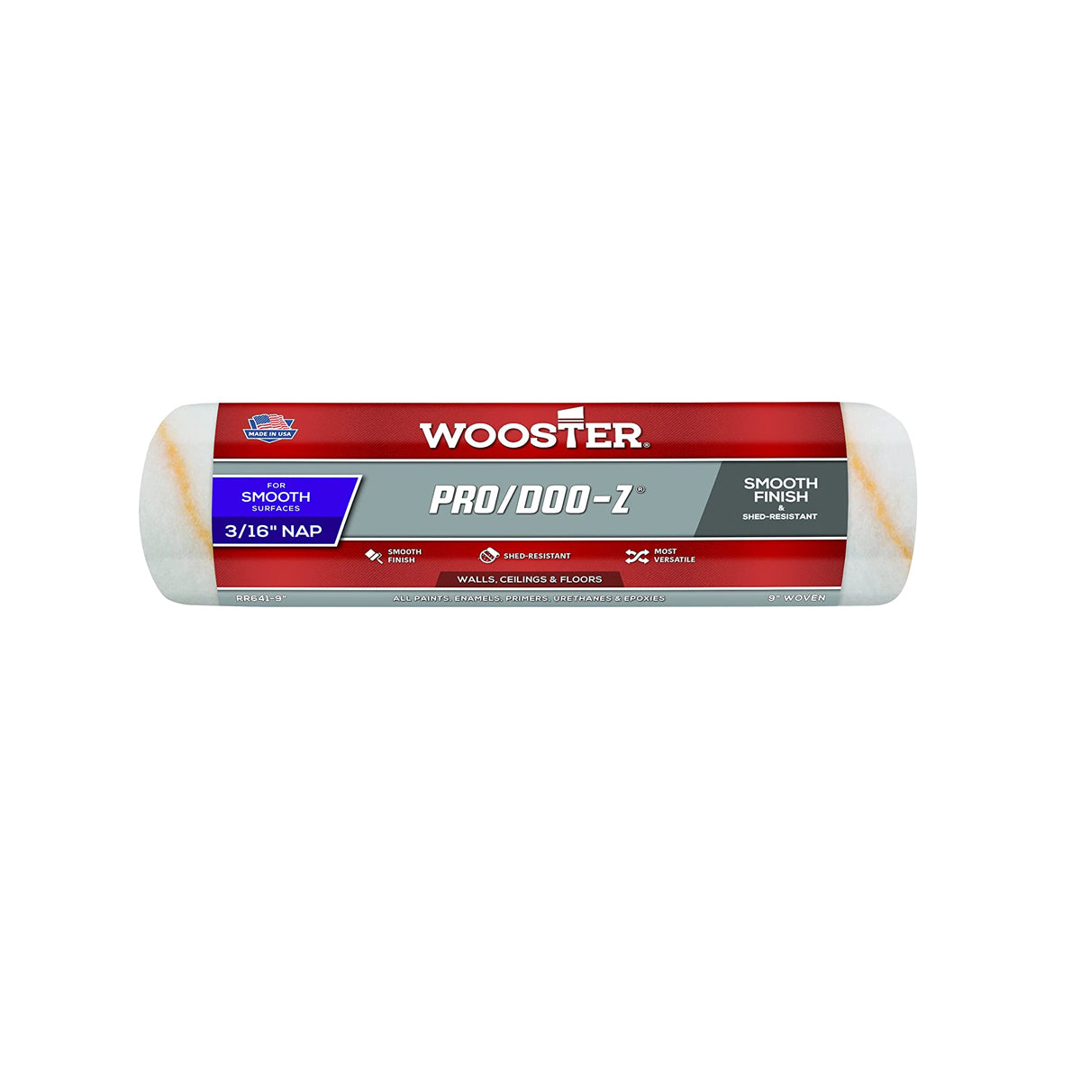Roller 9" Pro/Doo-Z 3/16 Wooster R641-9