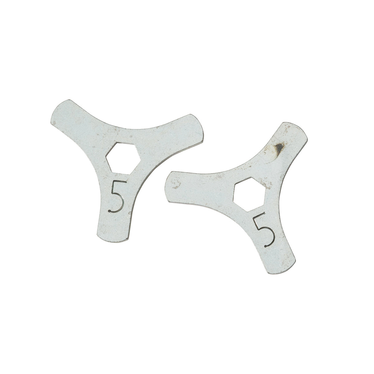Height adjusters (2) size 5 adjustable 5/16" for CAM 57085 rake