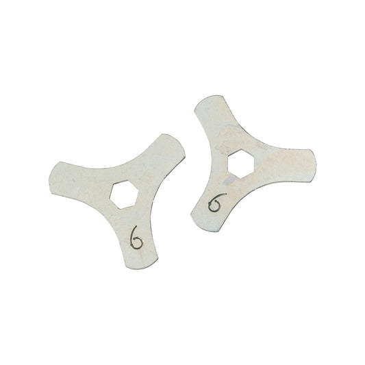 Ajusteurs de hauteur (2) taille 6 ajustable 3/8" pour râteau CAM 57086