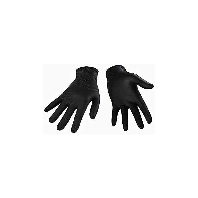 Gants jetables (100) en nitrile 5 mil WIPECO