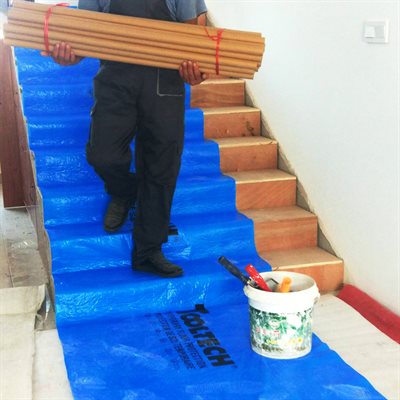Couverture de protection tapis pour protéger le sol revêtement rouleau de  protection 50 m² 180g/m² 3408106