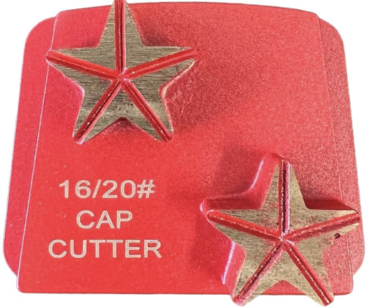 Diamants PHX21- 9 Diamants 2 seg. Étoile 16 Grains cap cutter