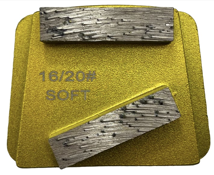 Diamants PHX12- 4X Diamants 2 seg. Rectangle 16 grains