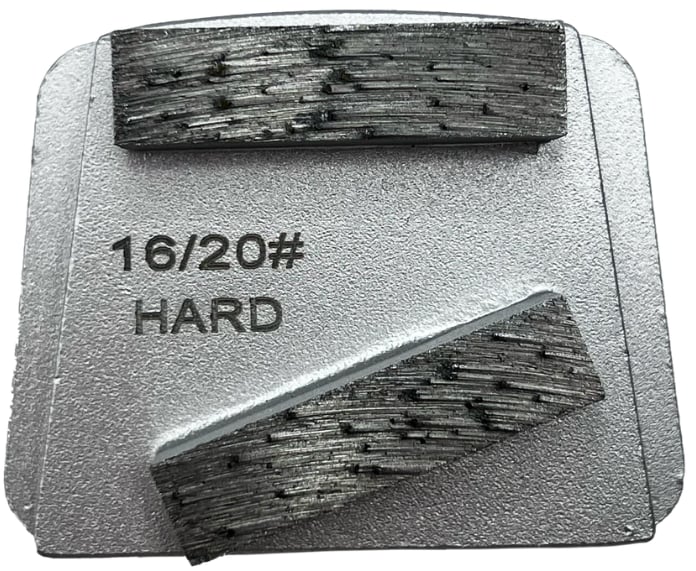 Diamants PHX12- 4X Diamants 2 seg. Rectangle 16 grains