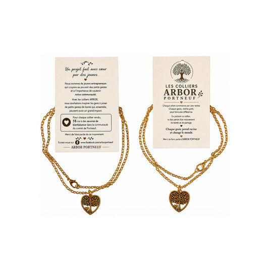 Collier arbre de vie d'Arbor Portneuf