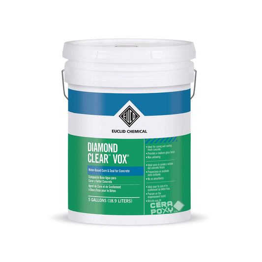 Euclid DIAMOND CLEAR VOX  - Agent de cure et de scellement acrylique à base d’eau 18.9 l.