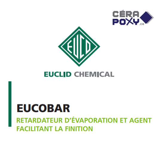 Euclid Eucobar - Retardateur d’évaporation et agent facilitant la finition 19 litres