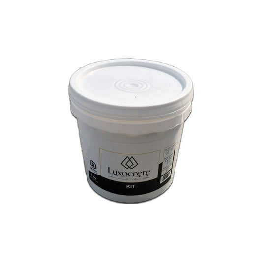 Ensemble Luxo micro béton 5 kg avec Acry Protect de Luxocrete