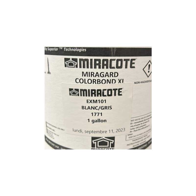 Miracote Miragard Colorbond XL mélange gris-blanc 1 gal.