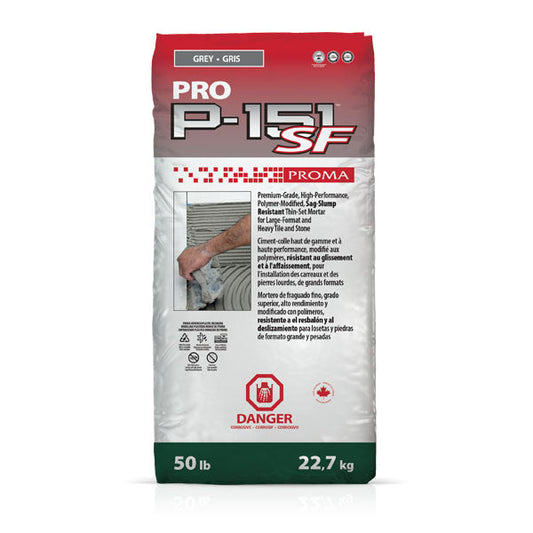 PRO P-151™ SF Proma - Ciment-colle universel haut de gamme résistant aux glissement et à l'affaissement