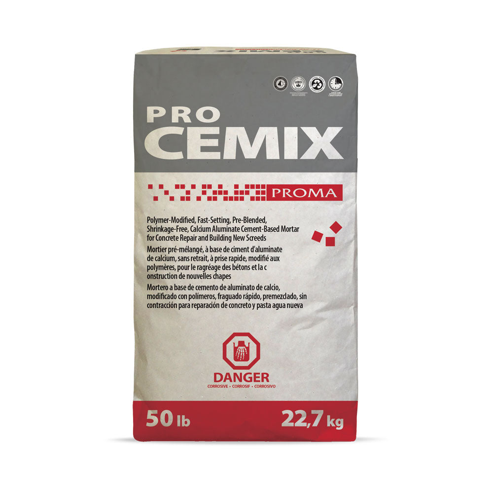 PRO CEMIX™ Proma - Mélange à mortier préparé sans retrait, à prise rapide