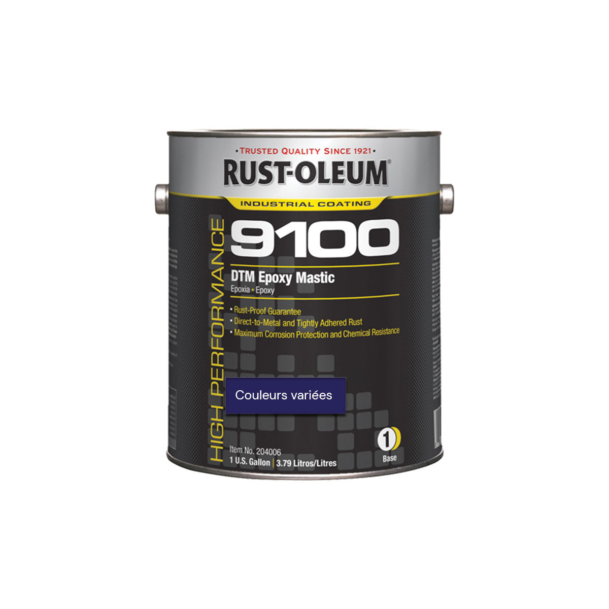 Rust-Oleum - Mastic époxy DTM du système 9100 couleurs