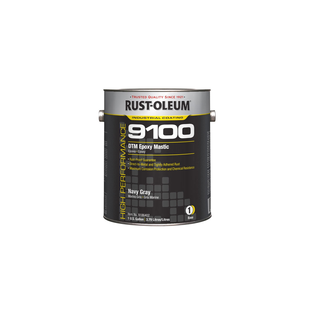 Rust-Oleum - Mastic époxy DTM du système 9100 couleurs