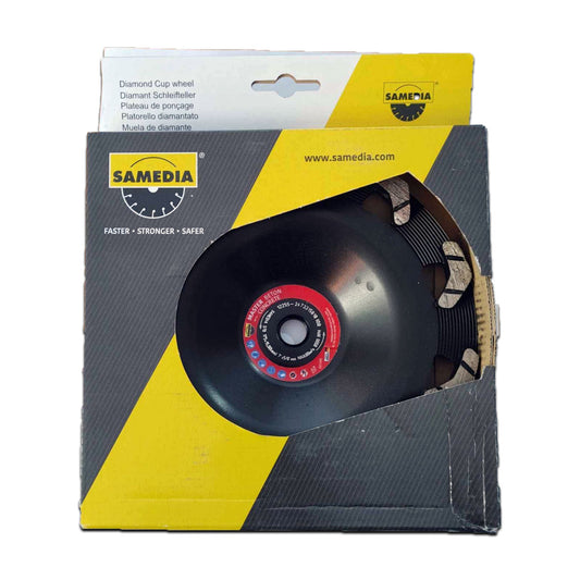 Lame à béton STU 7" x 5/8" - 11" UNC 10 segments bas profile Samedia