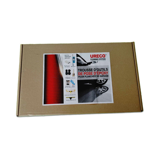 Trousse d'outils de pose d'époxy pour plancher de garage URECO