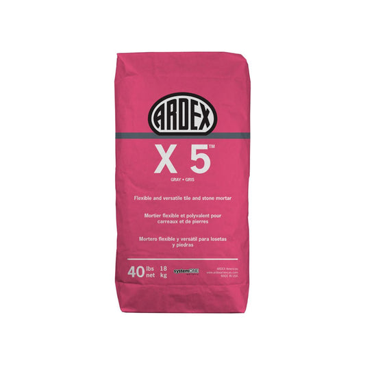 ARDEX X 5 Flexible and versatile mortar for gray tiles and stones 40 lbs