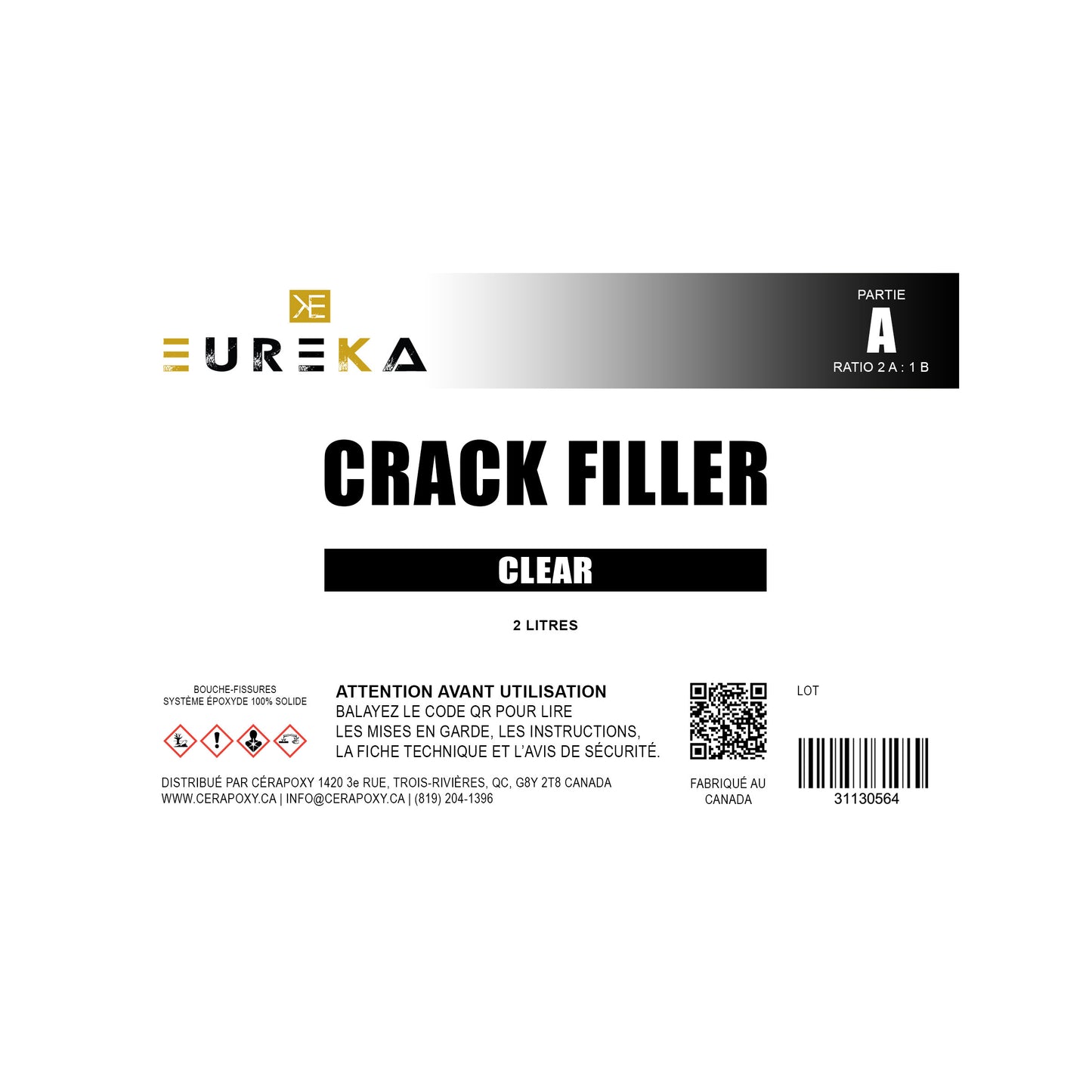 Crack Filler - Eureka Epoxy Crack Filler