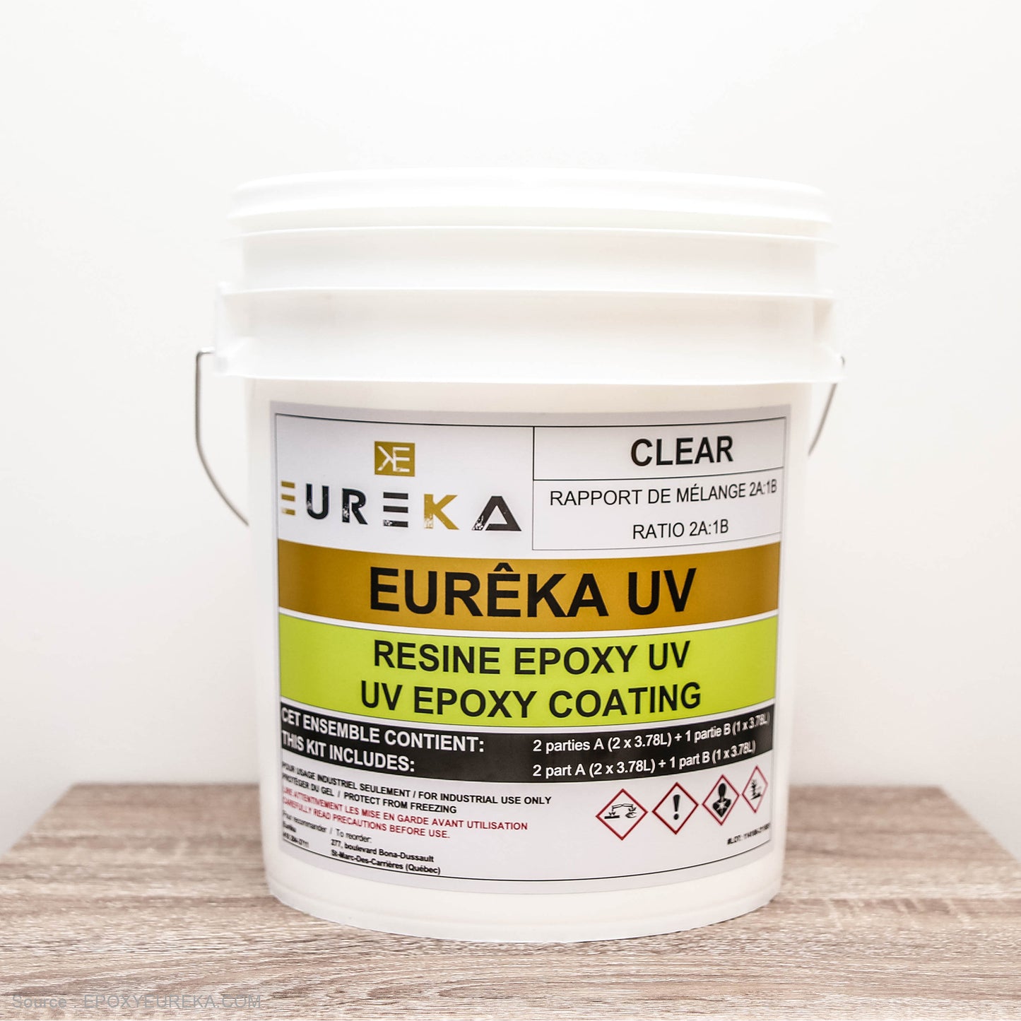 Eureka UV - 100% solid epoxy resin resistant to UV rays from Epoxy Eureka 