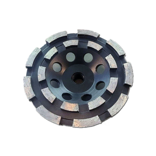 Cup wheels for soft or hard concrete, 10, 12, 18 segments of 5" and 7"