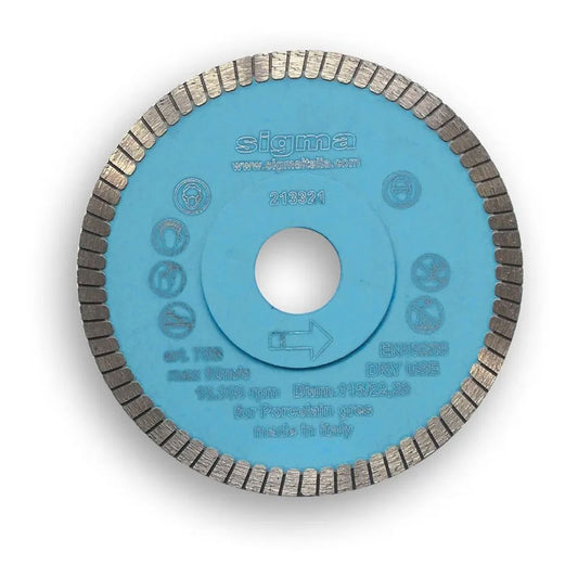 Kera-Flex Ext diamond blade for tiles from 5 to 25 mm - Diameter 115 mm / Hole 22.2 mm / Thickness 1.3 mm 75B by Sigma
